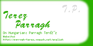 terez parragh business card